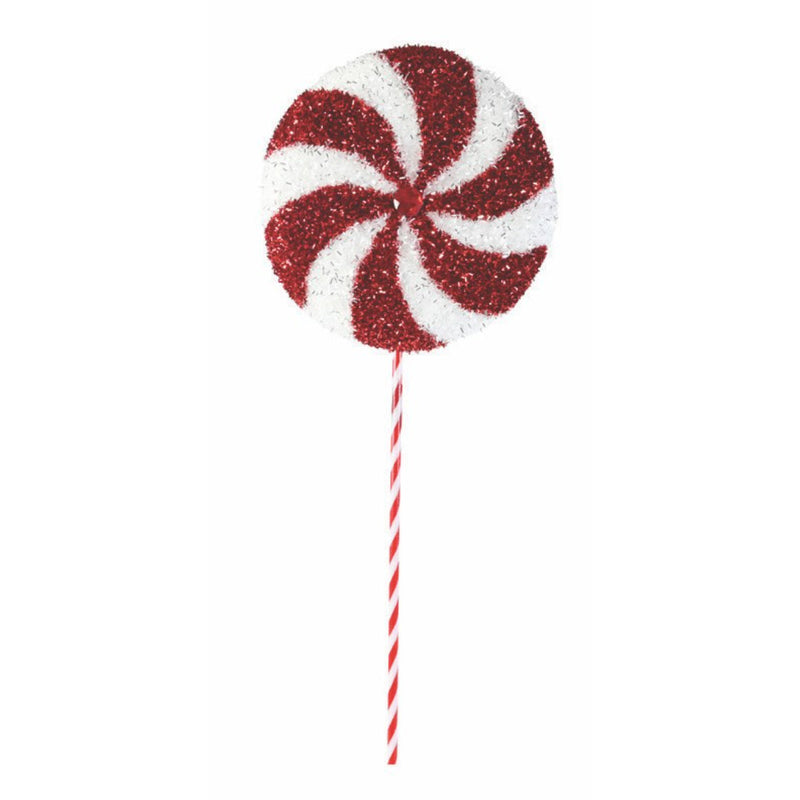Tinsel Lollipop Pick 66cm