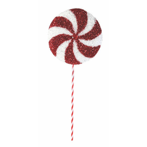 Tinsel Lollipop Pick 66cm