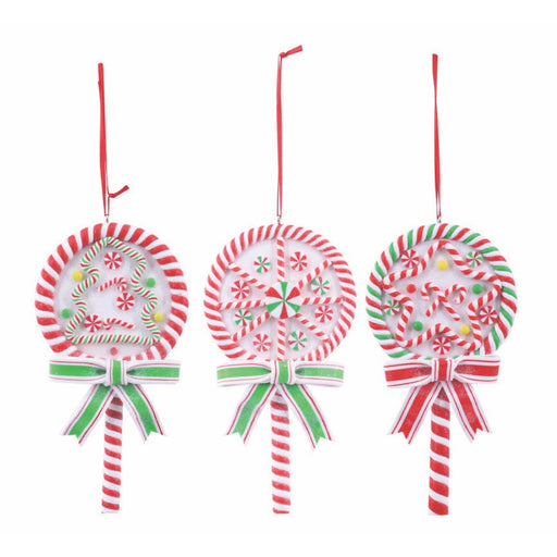 Hanging Candycane Lollipop 15.5cm Assorted 
