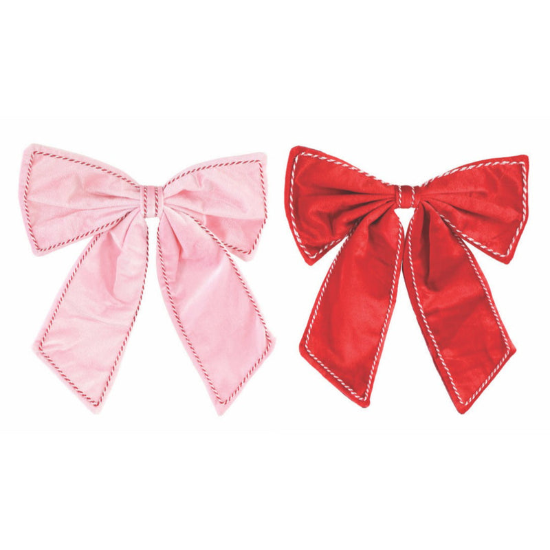Bow Peppermint Candystripe Edge Assorted