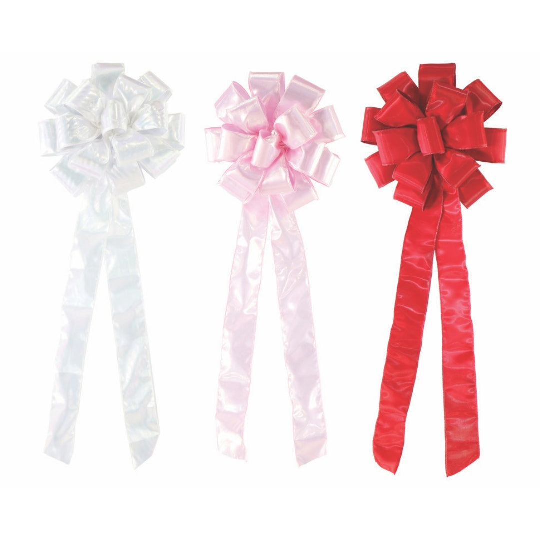 Peppermint Tree Topper Bow Assorted - Roni's — Ronis