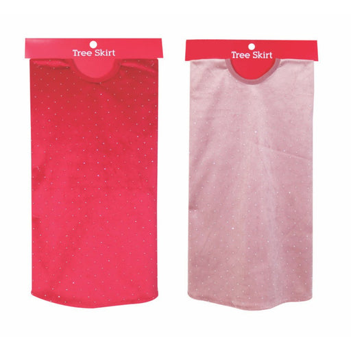 Peppermint Twinkly Tree Skirt 100cm Assorted