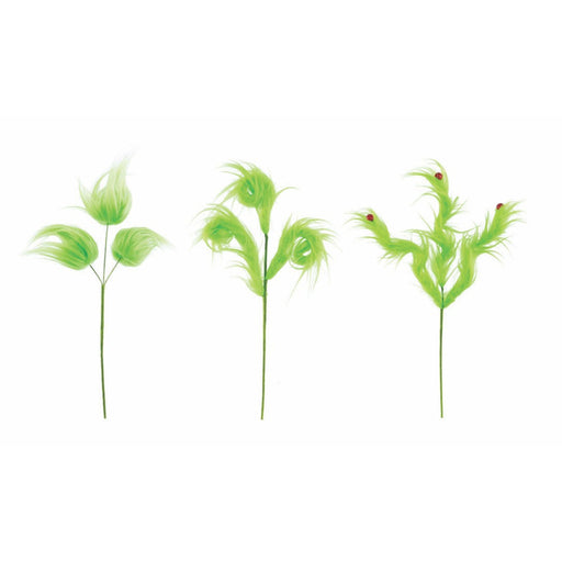 Mean Green Furry Pick 42cm Assorted