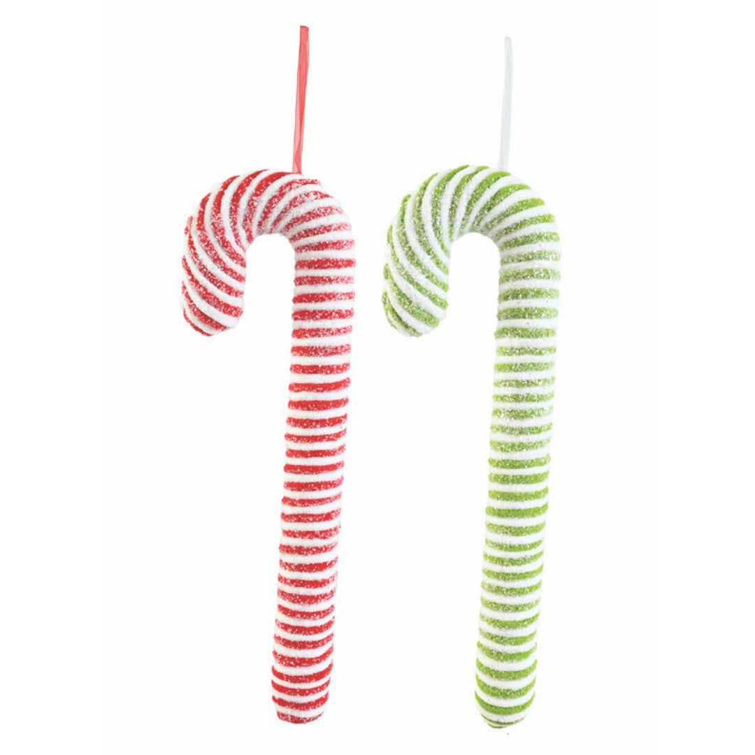 Hanging Plush Candycane 41.5cm Assorted - Roni's — Ronis