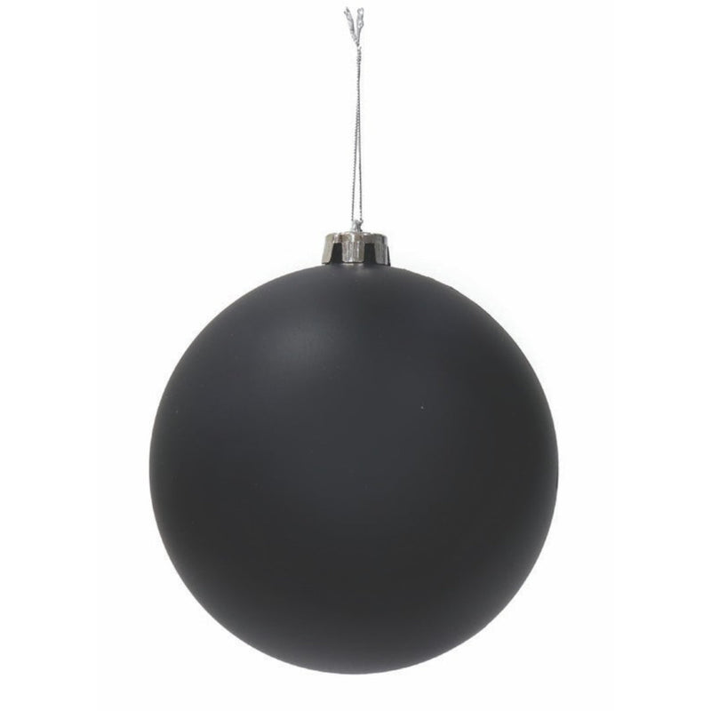 Bauble Matte Black 15cm 