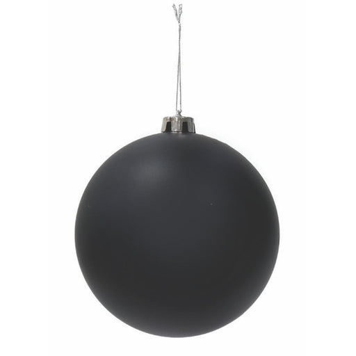 Bauble Matte Black 15cm 