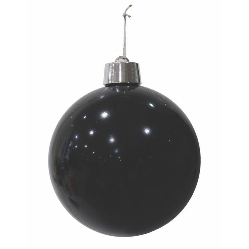 Bauble Glossy Black 20cm 