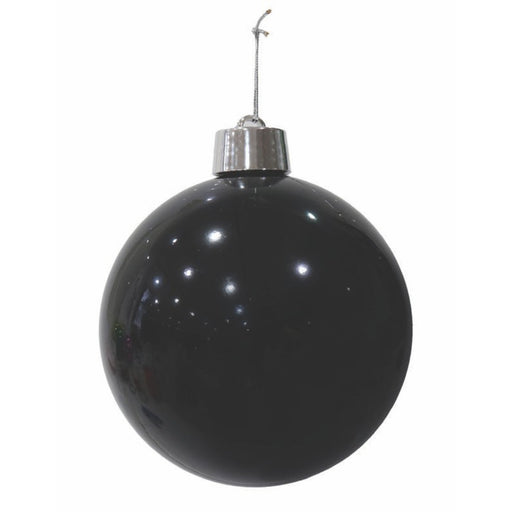 Bauble Glossy Black 20cm 