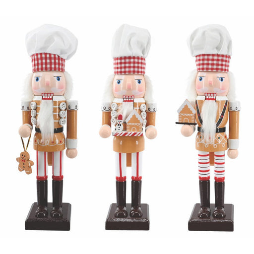 Gingerbread Nutcracker 25cm Assorted 