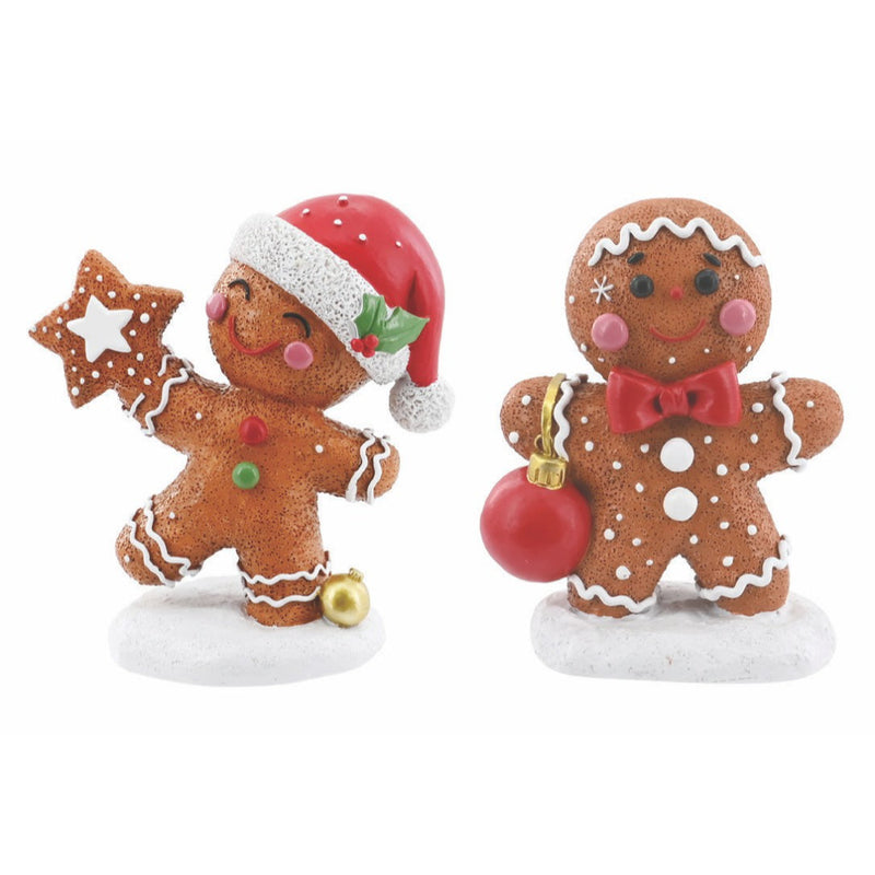 Gingerbread Table Deco Polyresin Assorted