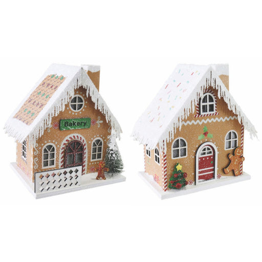 Gingberbread Snowy House Assorted
