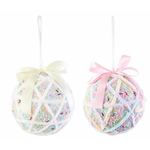 Sweet Sprinkles Bauble 15cm Assorted