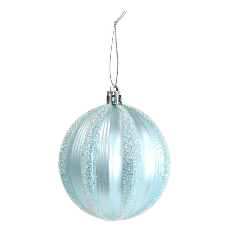 Bauble Matte Pastel 8cm Assorted 3
