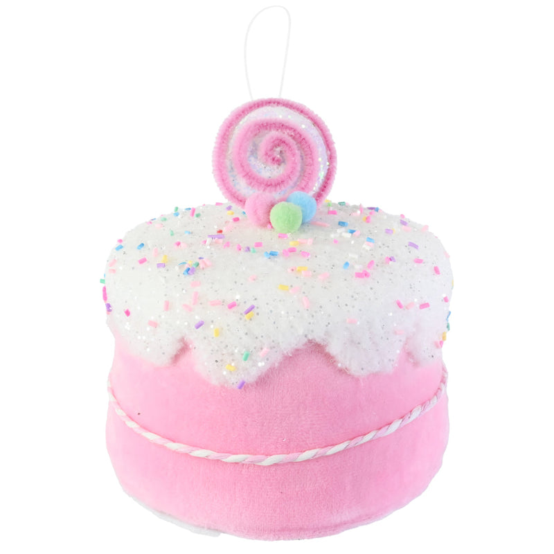 Hanging Pink Fancy Cake 15cm