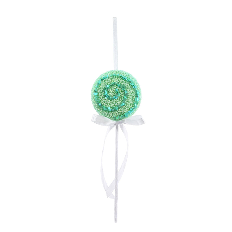 Hanging Glitter Lollipop 23cm Assorted 5
