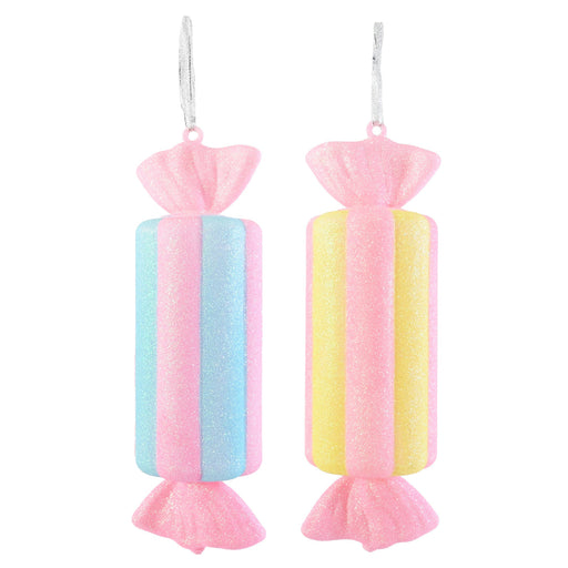 Hanging Glitter Candy 33cm Assorted