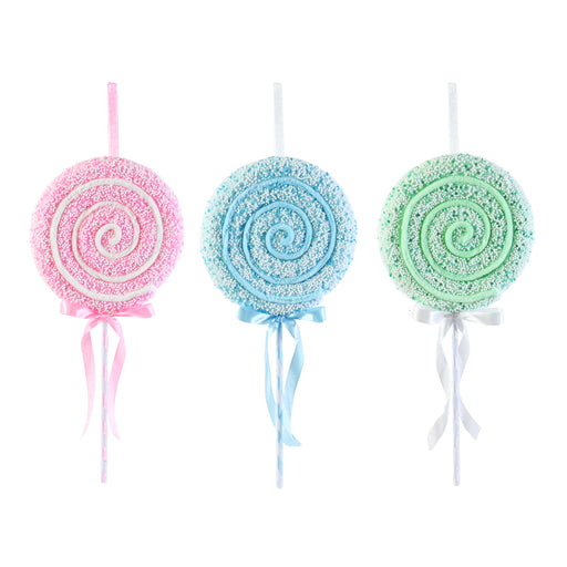 Hanging Hundreds & Thousands Lollipop 42cm Assorted
