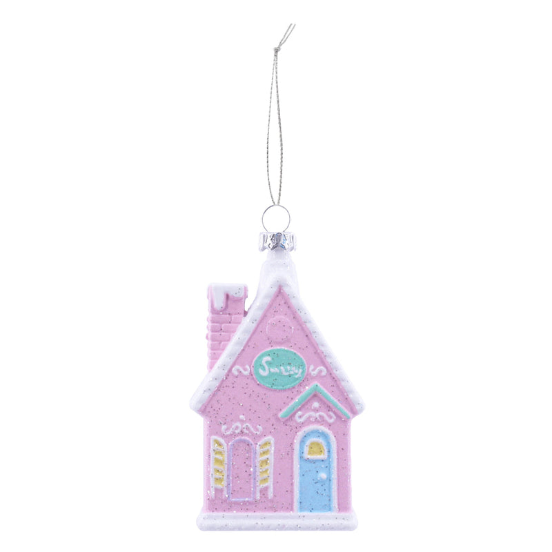 Hanging Iced Pastel Deco 14.5cm Assorted 2