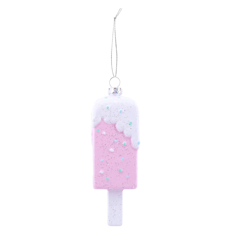 Hanging Iced Pastel Deco 14.5cm Assorted 3