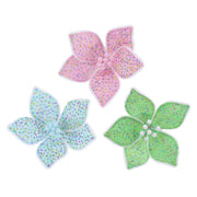 Pastel Sprinkles Flower Clip Assorted