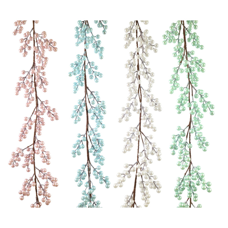 Pearl Berry Garland 110cm Assorted