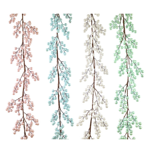 Pearl Berry Garland 110cm Assorted