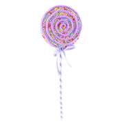 Curly Bright Sprinkles Lollipop Pick 43cm Assorted 3