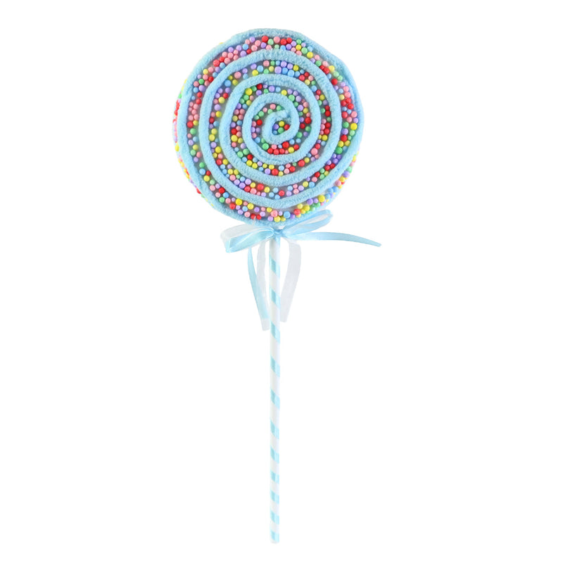 Curly Bright Sprinkles Lollipop Pick 43cm Assorted 4