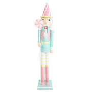 Slim Peppermint Candy Nutcracker 90cm Assorted 2