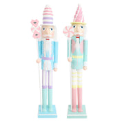 Slim Peppermint Candy Nutcracker  90cm Assorted