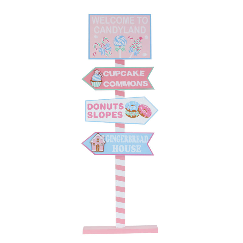 Candyland Sign 74cm Assorted