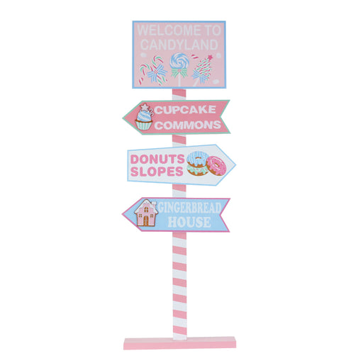 Candyland Sign 74cm Assorted