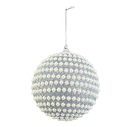Pearl Glitter Bauble 10cm Assorted 2