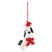 Hanging Christmas Dog 10cm Assorted 2