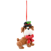Hanging Christmas Dog 10cm Assorted 3