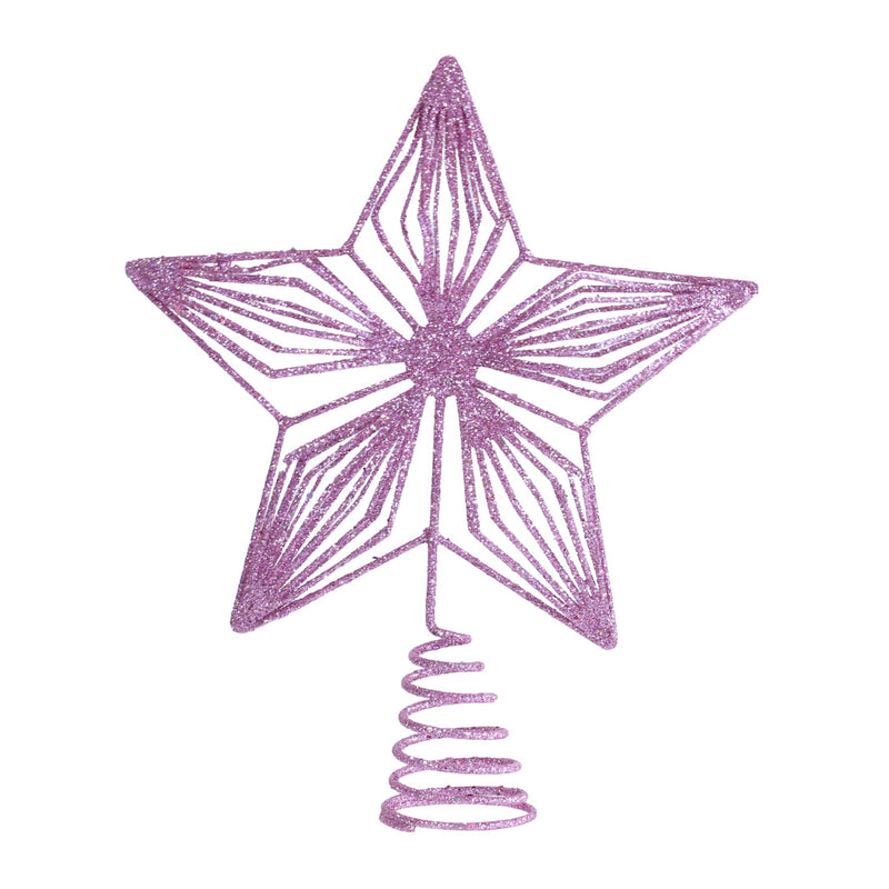 Star Topper Pastel Glitter 20cm Assorted 2