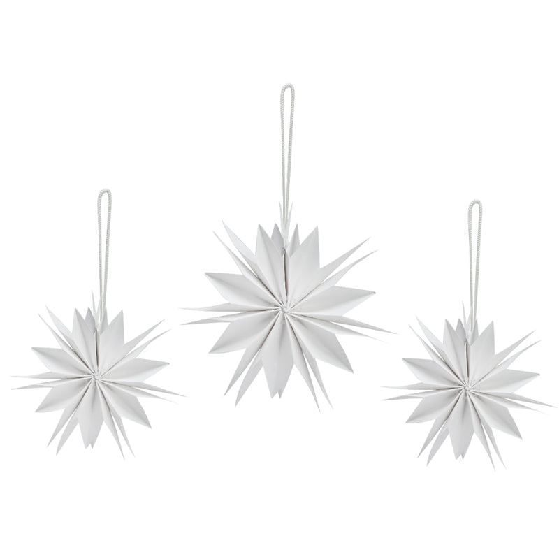 Hanging Paper Star 3pk