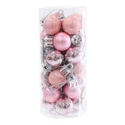 Mini Baubles 2cm 24pk Assorted 5