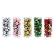 Mini Baubles 2cm 24pk Assorted