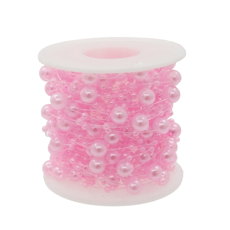 Pearl Bead Garland 10m Assorted 4