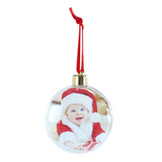 Hanging Photo Ornament 8cm Assorted 4