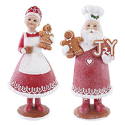 Figurine Mr & Mrs Claus Polyresin 28cm – thumbnail