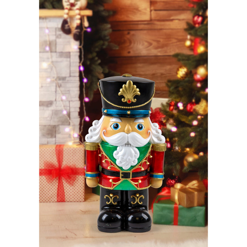 LED Nutcracker Metallic 44.5cm 3