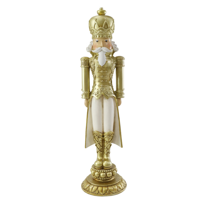 Elegant Gold-White King Figurine 45cm