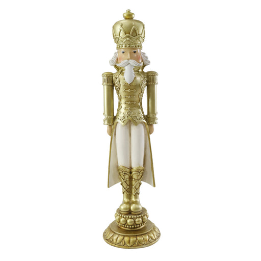 Elegant Gold-White King Figurine 45cm