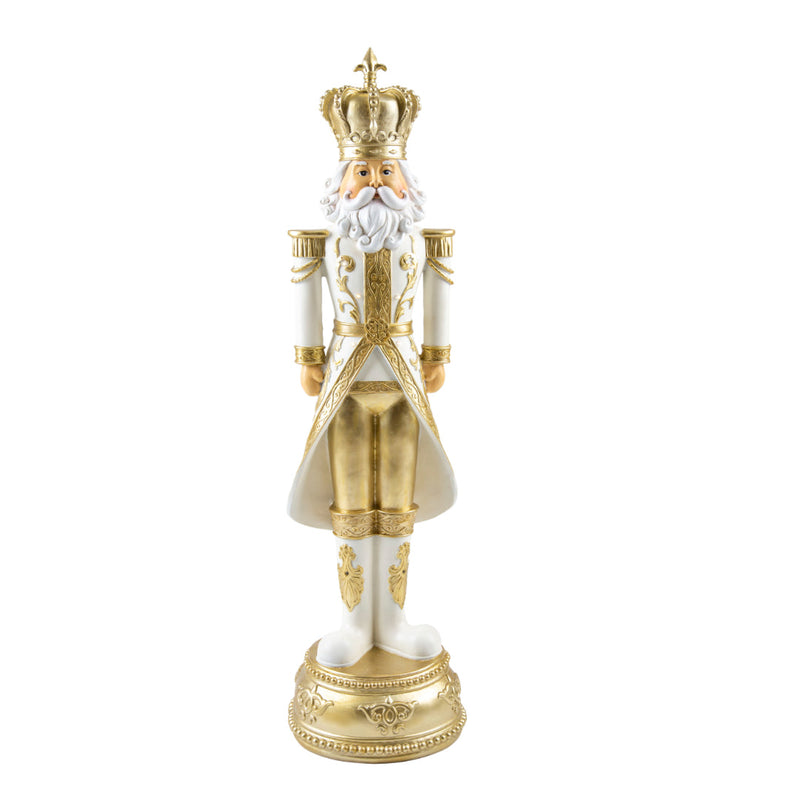 LED King Figurine White-Gold 91cm 3