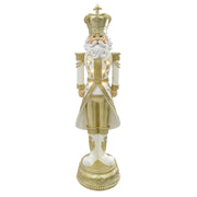 LED King Figurine White-Gold 91cm