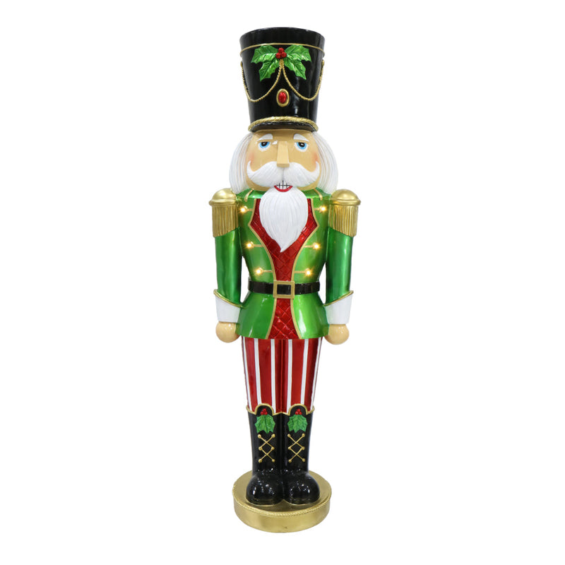 LED Nutcracker Soldier Metallic 119cm