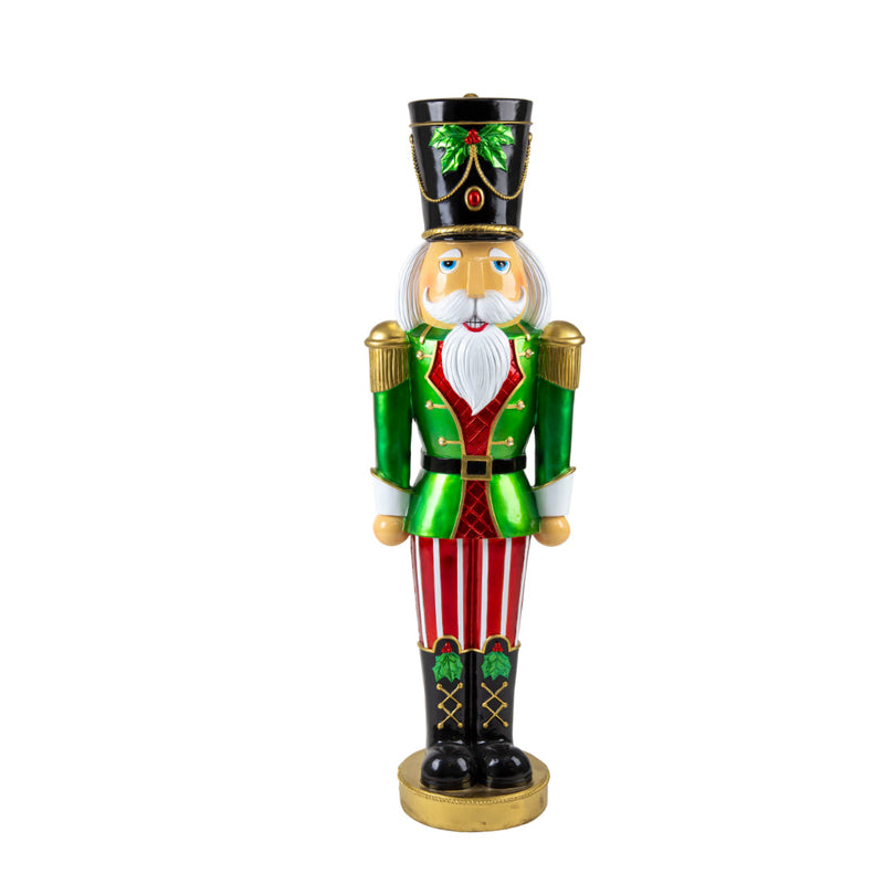 LED Nutcracker Soldier Metallic 119cm 3