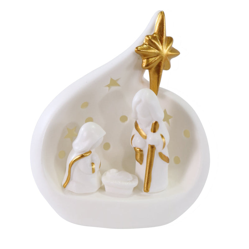 Nativity Scene Porcelain 14cm Assorted 2